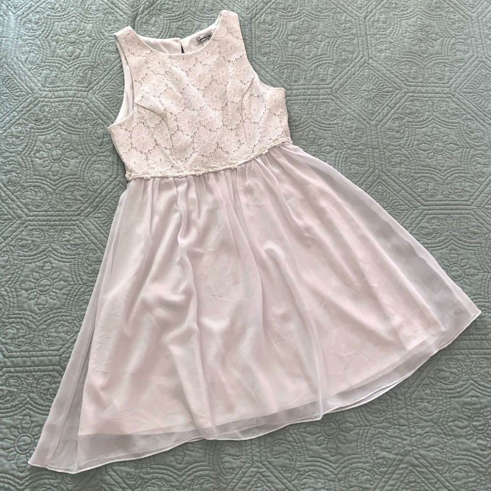 Speechless White/Chiffon Dress
